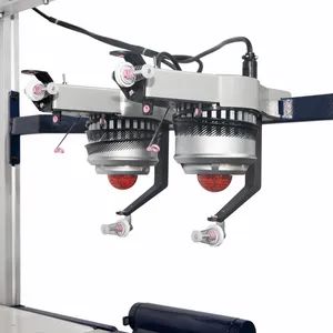 Blue Computerized Flat Knitting Machine for High-Efficiency Raschel Blanket Manufacturing - Image 6
