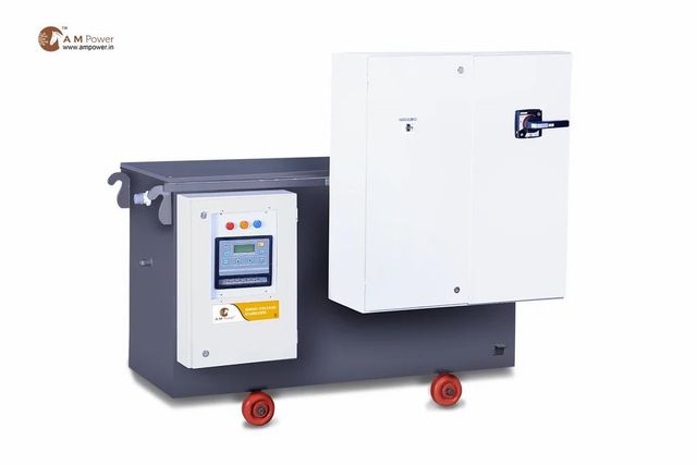 Oil Cooled Servo Stabilizers Voltage 440V Frequency 50 HZ Brand A M Power Phase Three Phase Load capacity 100 KVA Efficiency Greater Than - Image 2