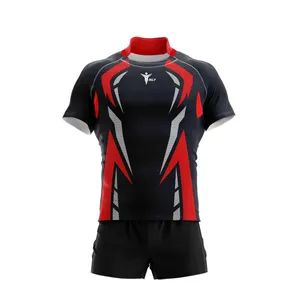 Wholesale Customized Rugby Wear Team Logo Rugby Jersey Type Top MOQ 1 PC Size Any Gender Unisex Origin Guangzhou Pattern - Image 2