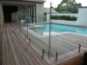 Customized Laminated Float Tempered Glass Railing Fence for Swimming Pool - Image 2