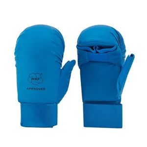 Wkf Karate Training Mitts Red Blue MOQ 50pairs Weight 0.5kg Fabric PU+Foam Model NO. 2067 OEM OEM Service Origin - Image 3