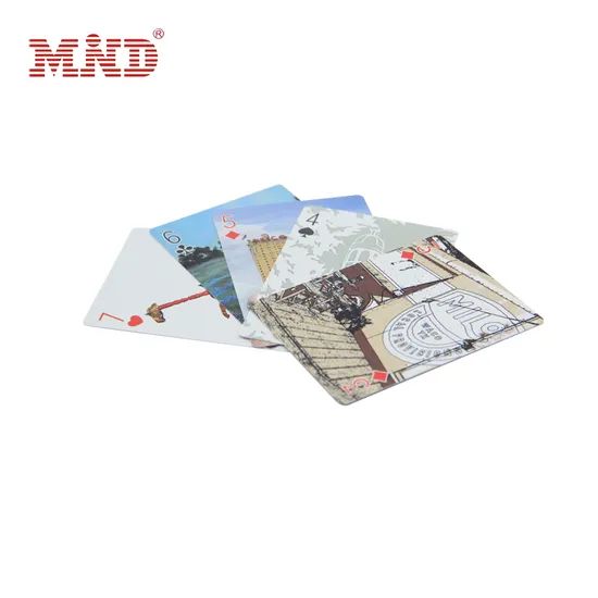 Custom Printed Poker 100% Plastic Playing Cards Age Adult Brand Mind Condition New Trademark MIND Model NO. MDPC Time - Image 2