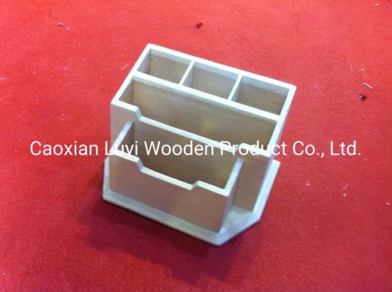 Name Card Holder and Pen Holder Style Luxury Origin China Material Wood Type Decoration HS Code 4419909090 Color Natural - Image 1