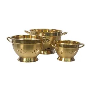 Stainless Steel Colanders Kitchen Vegetable Strainers - Image 2