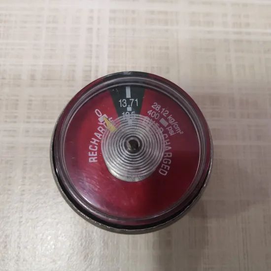 Portable Fire Extinguisher Spring Pressure Gauge Color Red Origin China Accuracy 1.6 Display Pointer HS Code 90262090 Surface Dia. - Image 1