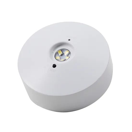 IP20 Wall Surface Mounted LED Round Emergency Automatical Rechargeable Light - Image 3