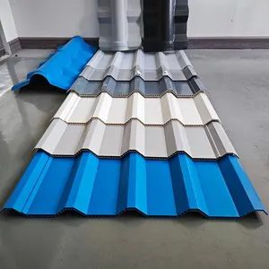 Colored Customized PVC Plastic Synthetic Resin Roof Tile Origin China Shape Arched Color Brick Red Size Customization Total Width 1050mm - Image 6
