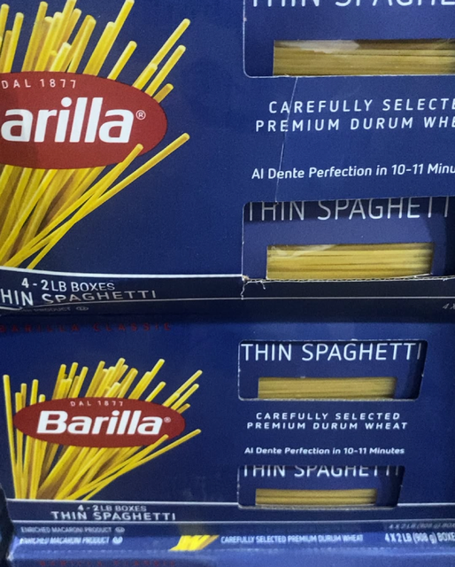 ENJOY MODERN PASTA DISHES WITH BARILLA SPAGHETTI 2LB x 4 PREMIUM ITALIAN PASTA FOR SALE - Image 1