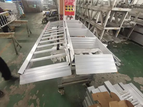 Aluminium Car Ramp Origin China Length 1-1.5m Thickness 2.0 HS Code 87169000 Certification ISO Specification P65 Material Aluminum - Image 4