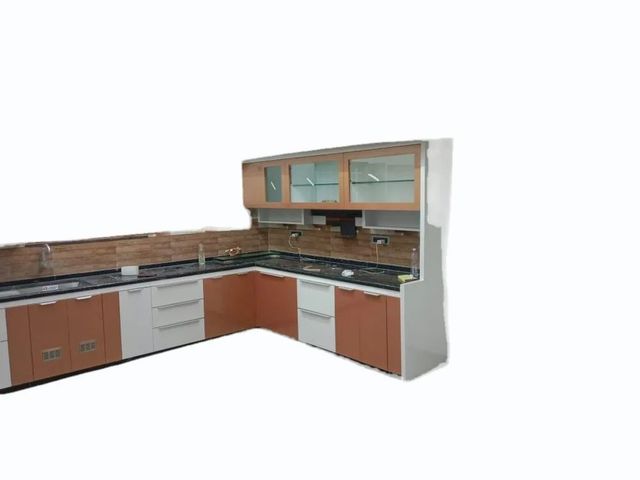 Wooden Modular Kitchen Material Wooden Appearance Antique Kitchen Design - Image 2