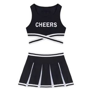 New Design Cheerleading Uniforms Sets Multiple Colors Custom Sublimation Polyester Cheerleading Uniforms - Image 1