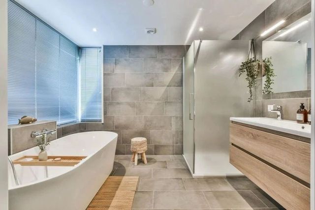 Bathroom Interior Designing Storage Solution Smart Color Palette Soothing Layout Focus Space-efficient Material Quality - Image 4