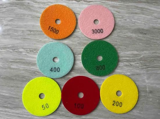4" Diamond Flexible Polishing Pads Model NO. DPP Origin Nantong HS Code 68042190 Trademark LANDABRASIVES Transport Package - Image 2