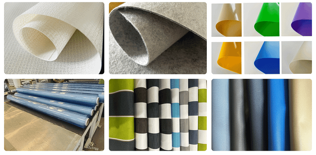 PVC Tarpaulin Truck Trailer Covers Tents Side Curtain Material PVC Coating Type Pvc Packaging clear film Place of Origin China - Image 4