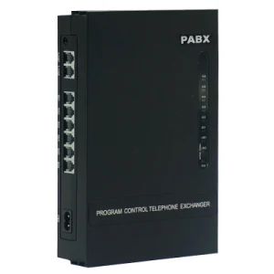 PBX Office Soho Telephonne System Mini Pabx Color Black Trademark OEM Port Number <8 Model NO. 208 PABX HS Code - Image 1