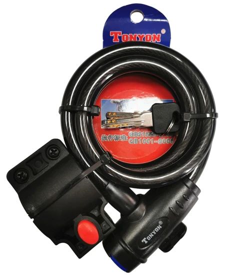 Bike Key Lock Bike Lock Steel Cable Lock Origin China Brand Tianjiu Trademark tianjiu Model NO. TJ-SZ-28 Door Lock Part Lock - Image 2