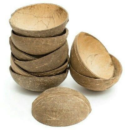 Oval Coconut Shell Ice Cream Cups/Bowls Form Other Organic No Origin India Degree of Processing Other - Image 4
