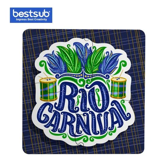 Bestsub Promotional MDF Photo Coaster Puzzle (PTMF) Color White Material Wood Model NO. PTMF Trademark BestSub Toy Department - Image 2