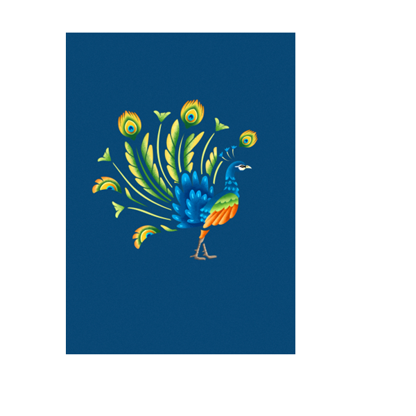 Handmade Paper Pop-up Cards Peacock 3D Cards Greeting cards - Image 1