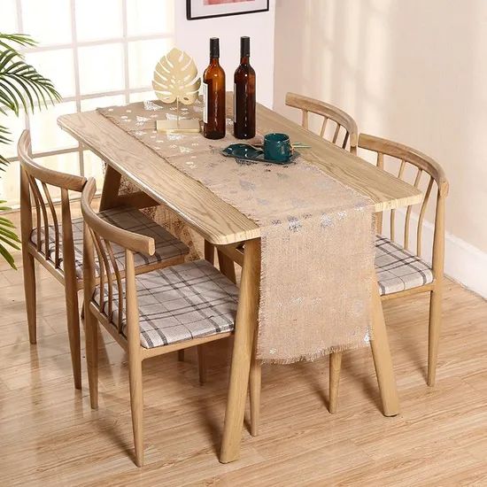 Custom 12 Packs Naturalburlap Table Runners 100% Jute Table Runner for Banguets - Image 2