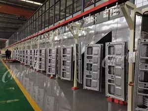 Continuous Powder Coating Conveyor Line for Metal Sheet Production - Image 1