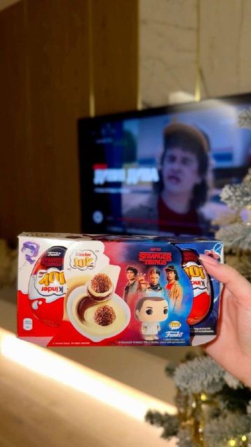 Fantastic Kinder Joy Stranger Things Surprise Chocolate Egg Delicious Cream Crispy Wafer Limited Edition Gift Idea - Image 1