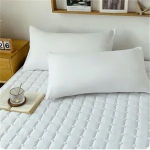Quilted Mattress Topper Pad Cover Size King Origin China Pattern Solid Filling Cotton Technics Woven Material Cotton Payment Tt or LC - Image 3
