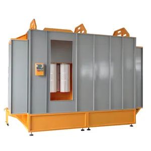 Channel Type Powder Coating Spray Booth Voltage 380V Condition New Trademark Colo Coating Powder Specification CE Model Paint Booth - Image 2