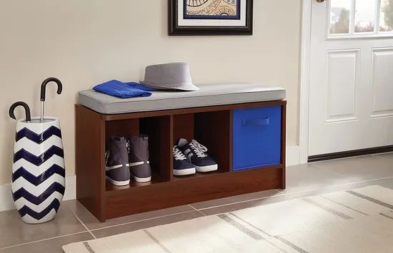 Nova Solid Wooden Living Room Furniture Home Storage Cabinet Shoe Racks - Image 1