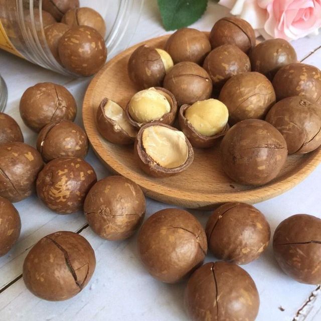 100% Macadamia Nuts Roasted Cracked Dried Size >25mm Healthy Snack in Shell 500g Nutritious Food Packed in Pet Jar From Vietnam - Image 5