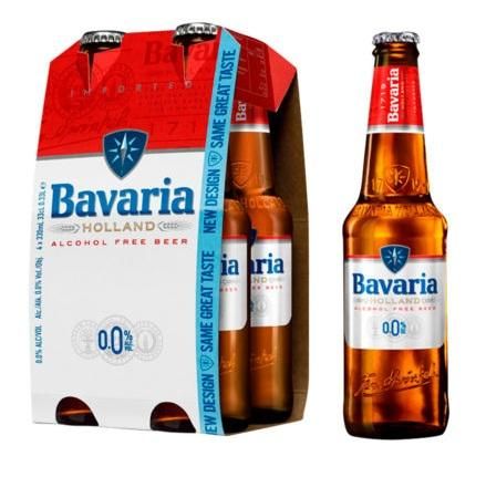 BAVARIA PREMIUM BEER 12 X Bottle 330 ml/Bavaria 0.0% Original Non-Alcoholic Beer - Image 1