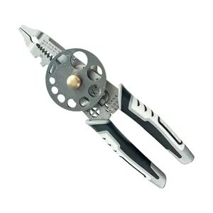 Multi-Function Wire Stripping Pliers with Rotary Dial Cable Cutter Hand Stripper Tool - Image 4