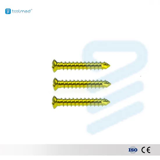 Maxillofacial Surgery Instruments Orthopedic Implants Titanium 2.4mm Self-Tapping Screw for Facial Surgery - Image 3