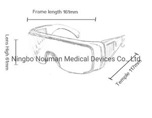Disposable Ce FDA Approved Plastic PVC Eye Protective Safety Goggles - Image 4