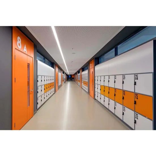 Durable Moisture-Resistant High Pressure HPL Laminate Multi-Tier Filing Cabinet Locker with Digital Locks - Image 2