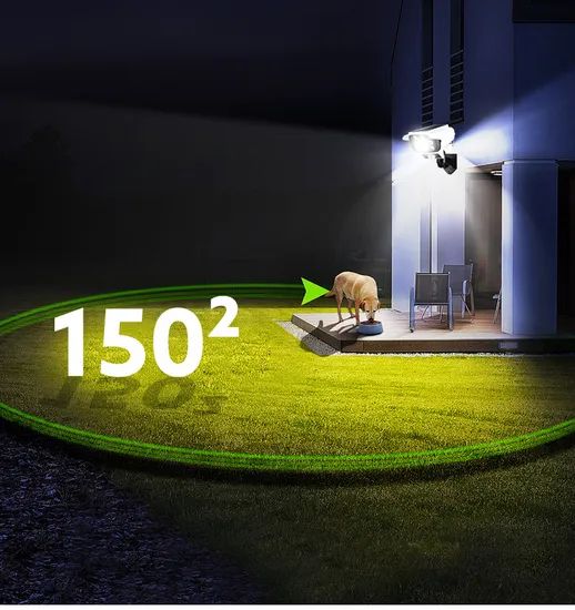 New Simulation Motion Sensor Wall Lamp Solar Surveillance Cameras LED Street Lights - Image 6