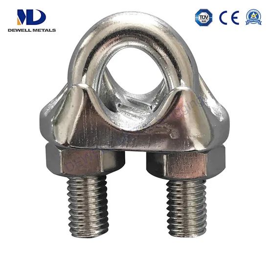AISI316 AISI304 Stainless Steel Lifting Fitting Clamp Italian Type Wire Rope Clips - Image 3