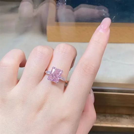 Jewelry 925 Sterling Sliver Ring Fashion Shining Diamond Rings Gemstone CZ Jewelry Set Wedding Party Rings - Image 3