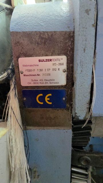 8 Sulzer P7300 HP Weaving Machines 360 CM AND 390 CM Pre-Owned Yes Width 360 Cm, 390 Cm Processing Type weaving Included Batcher - Image 4