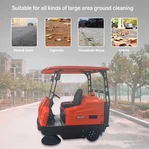 Commercial Parking Lot Ride-on Electric Road Floor Sweeper with ISO CE - Image 6