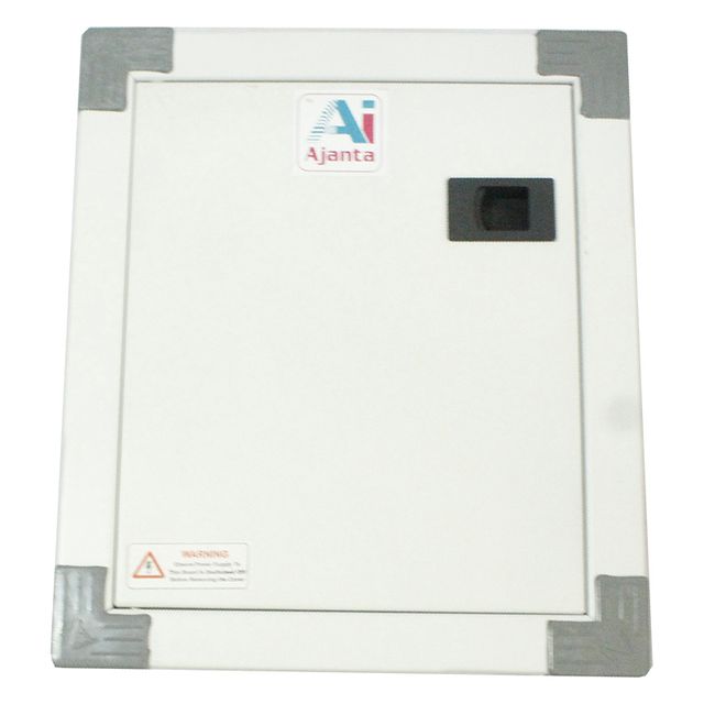 MCB Distribution Board, 2-6 Brand Ajanta IP Rating IP44 Number Of Ways 2-6 Material Aluminium Wall Thicness 6-12 mm Door Type Spn Double - Image 4