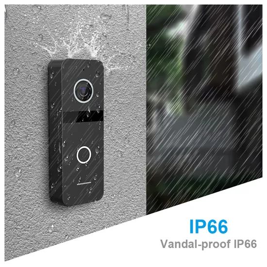 4-Wire HD Interphone Home Security 7 Inches Video Doorphone - Image 6