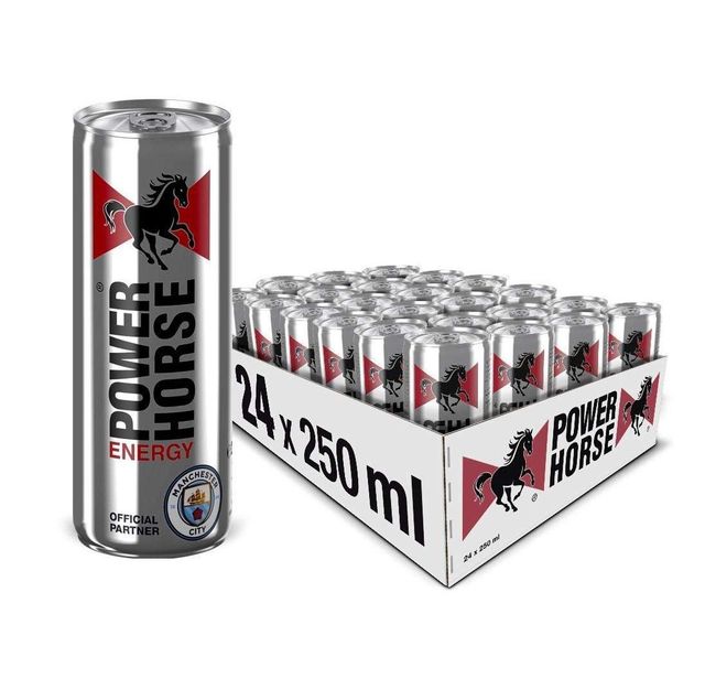 Power Horse 250ml Energy Drink Refreshing Caffeinated Beverage - Image 1