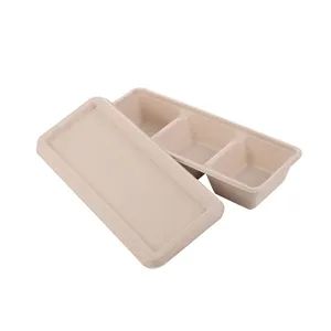 Food Containers Biodegradable Lunch Box Disposable Compostable Tableware Biodegradable Tableware - Image 6