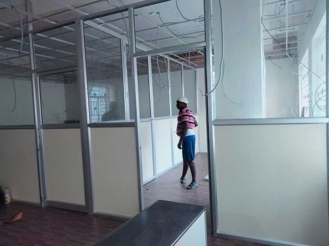 Aluminum & PVC Aluminium Door Partition Service, For Commercial, Type Of Door: Sliding - Image 3