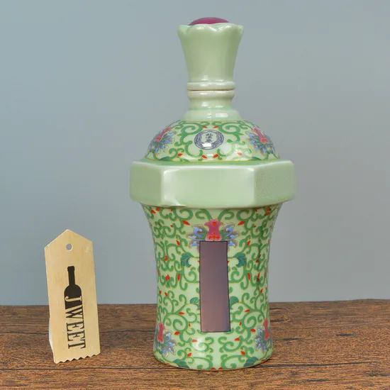 Custom Tower Shape Porcelain Bottle Premium Design Spirits Bottle - Image 3