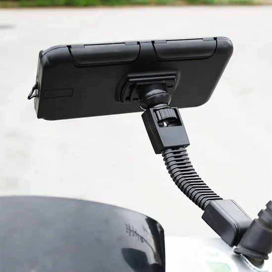 S2102 Motorcycle Phone Bag Bicycle Rear View Mirror Mount Holder Stand Waterproof Case Cover - Image 6