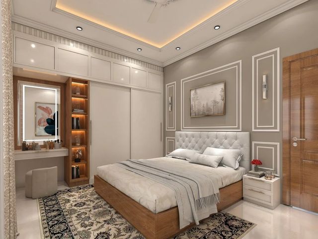 Space Saving Bedroom Ideas Service Decorative Elements Vintage Art Pieces; Plush Bedding Material Type Natural Materials; Thick Cushions; Rustic Wooden - Image 1