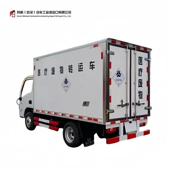 Temperature-Controlled Medical Waste Transfer Van Vehicle HS Code 2200 Car Type Van Condition New Fuel Gasoline Horsepower - Image 3