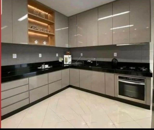 Modular Kitchen Interior Designing Service Layout Ergonomic Layouts Storage Solution Smart Storage Solutions Space Utilization Optimal Space - Image 1